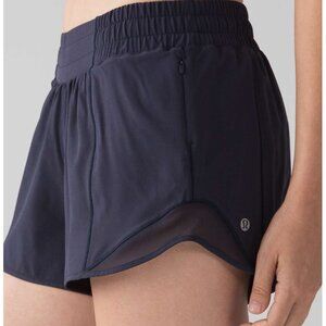 Lululemon Hotty Hot Short II *Long 4" Midnight Navy